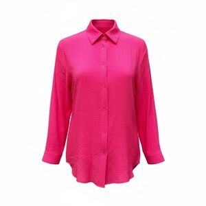 Chico's Fuchsia Button-Down Shirt NWT